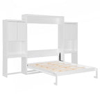 Letto a scomparsa matrimoniale versatile con contenitore integrato e funzionalità