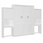 Letto a scomparsa matrimoniale versatile con contenitore integrato e funzionalità