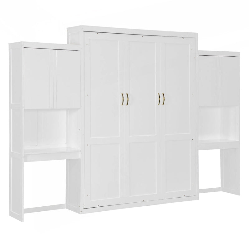 Letto a scomparsa matrimoniale versatile con contenitore integrato e funzionalità