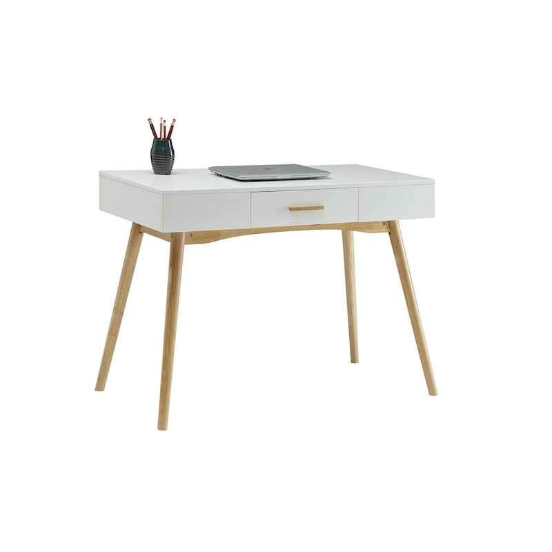 Scrivania minimalista con 1 cassetto per ufficio domestico