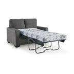 Divano letto singolo con materasso in memory foam — 137L x 102P x 99A
