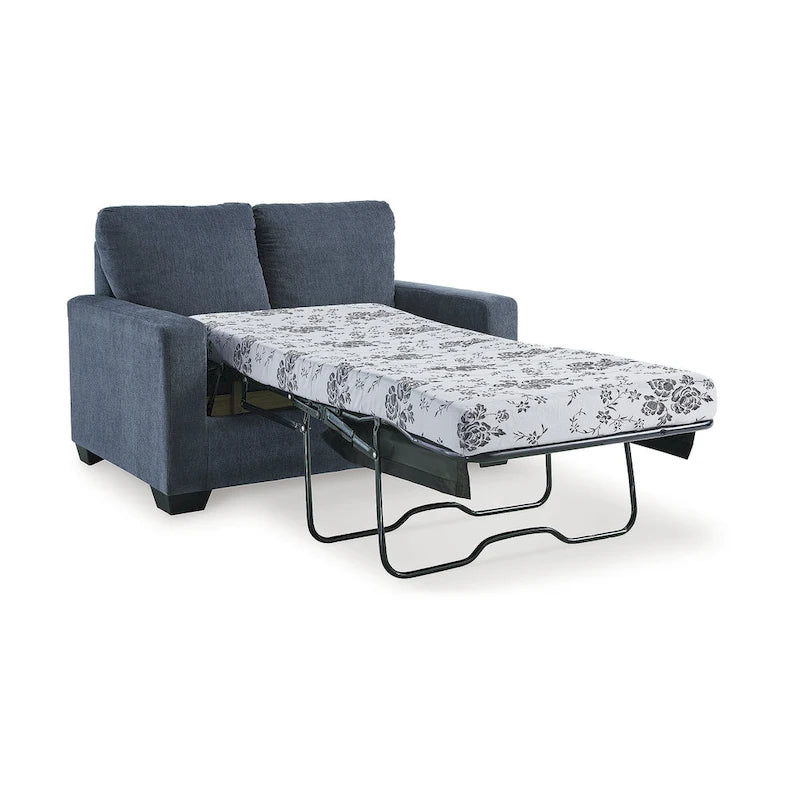 Divano letto singolo con materasso in memory foam — 137L x 102P x 99A