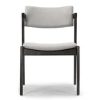 Set di 2 sedie a sdraio retrò moderne in legno nero