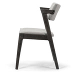 Set di 2 sedie a sdraio retrò moderne in legno nero