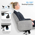 Sedia da ufficio moderna con schienale medio trapuntato, in similpelle, per scrivania.