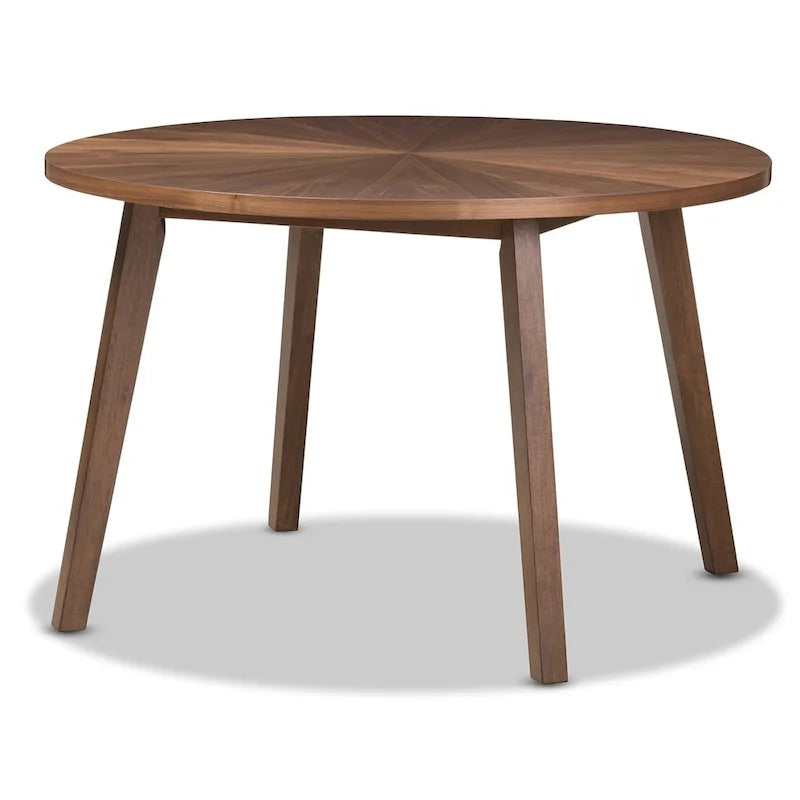 Set da pranzo di 5 pezzi in tessuto grigio Mid-Century