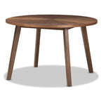 Set da pranzo di 5 pezzi in tessuto grigio Mid-Century