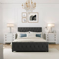 Letto contenitore con struttura in metallo e ampio cassetto