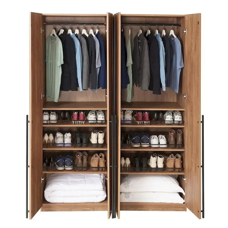 Armadio moderno autoportante con asta appendiabiti