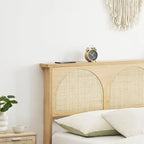 Giroletto con testiera in rattan naturale