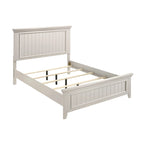 Set Camera da Letto 4 Pezzi Finitura Bianca Letto Comodino Comò Specchio