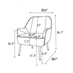 Poltrona moderna Mid-Century per soggiorno e camera da letto