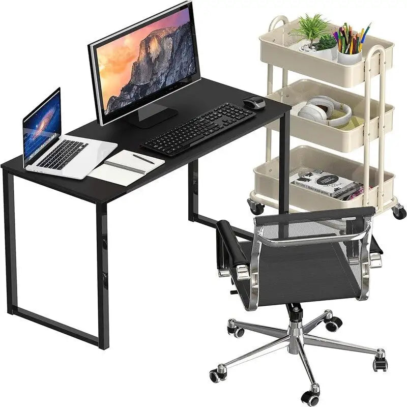 Scrivania per computer da 32 pollici con contenitore per ufficio domestico