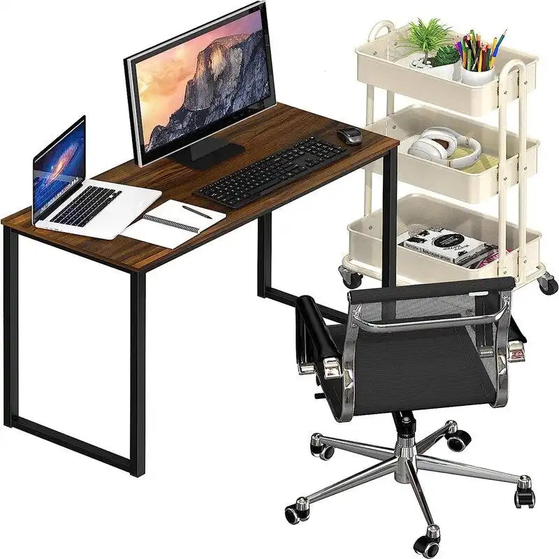 Scrivania per computer da 32 pollici con contenitore per ufficio domestico